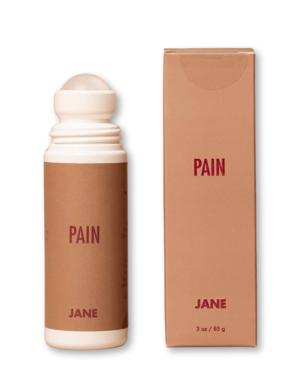 Product packaging for Jane Product: PAIN